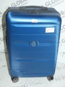 Delcie Four Wheel Medium Suitcase In Blue RRP£120.0(2325480))(Viewings And Appraisals Highly