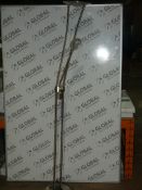 Stainless Steel Mother And Child Floor Standing Lamp RRP £150 (2223035) (Viewings And Appraisals Are