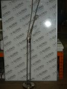 Stainless Steel Mother And Child Floor Standing Lamp RRP £150 (2223035) (Viewings And Appraisals Are