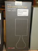 Boxed John Lewis And Partners Christie Touch Control Lamps RRP £20 Each (RET00017230) (