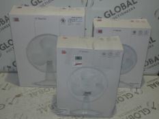 Boxed Assorted 9Inch And 12Inch John Lewis And Partners Desk Fans RRP £15-20 (2336517) (RET00440597)