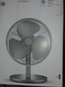 Assorted Boxed And Unboxed John Lewis And Partners 12Inch Desk Fans RRP £45 Each (RET00132471) (