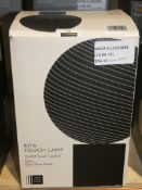 Boxed John Lewis And Partners Rita Touch Control Lamps And Robertson Touch Control Lamps RRP £40