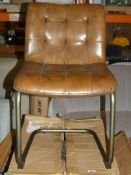 Button Back Vintage Frame Chair RRP £360 (Viewing and Appraisals Highly Recommended)