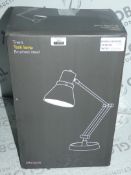 Boxed John Lewis And Partners Trent Brushed Steel Task Lamp RRP £25 (2359517) (Viewings And