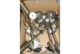 Lot to Contain 5 Assorted Oliver LED Intergrated Reading Lights RRP £45 Each (RET00164568) (