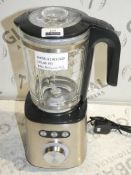 John Lewis And Partners Stainless Steel And Glass Jug Blender RRP £60 (RET00207928) (Viewings And