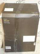 Boxed John Lewis And Partners Emilee Glass Base Fabric Shade Table Lamp RRP£F1350.0(2293781))(