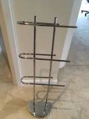 Boxed Assorted Stainless Steel 3 Armed Towel Stands (Viewing or Appraisals Highly Recommended)