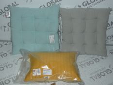 Assorted John Lewis Seat Pads and Cushions RRP £20 - £25 Each (2301995)(2303287)(2344958)(2344930)(