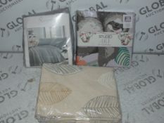 Assorted Items to Include Serene Sleeping Serentiy Luxury Bedding, Studio Art Double Duvet Cover and