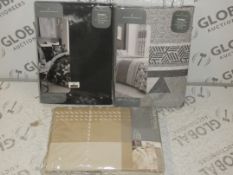 Assorted Items to Include 2 Gaveno Cavailia Double Duvet Sets and 1 Riva Home Designed For Life