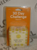 Boxed Brand New 30 Day Challenge Happiness Mind Altering Perception Games RRP £8 Each (Viewing or