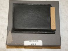 Black Leather Phone Case Wallet RRP £40