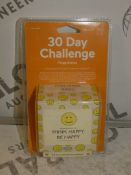 Boxed Brand New 30 Day Challenge Happiness Mind Altering Perception Games RRP £8 Each (Viewing or