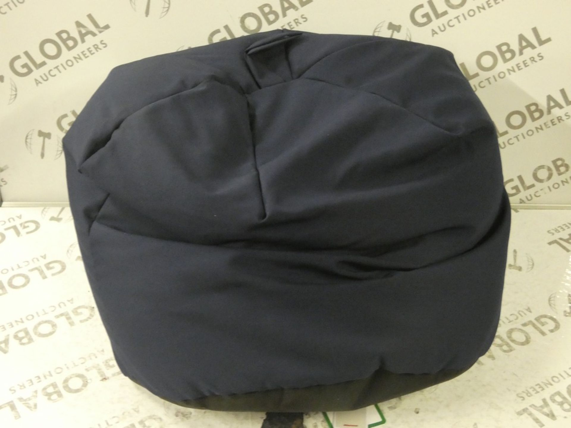 John Lewis Hugo Plain Navy Bean Bag RRP £50 (Viewing or Appraisals Highly Recommended)