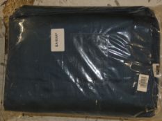 Bagged Pair of Blue Metallic Designer Curtains (Viewing or Appraisals Highly Recommended)