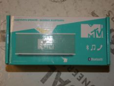 Boxed MTV Bluetooth Speakers
