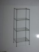 Boxed 4 Tier Shelf RRP £50 (Viewing or Appraisals Highly Recommended)