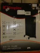 Dimplex 2KW Oil Filled Radiator RRP £90 (Viewing or Appraisals Highly Recommended)