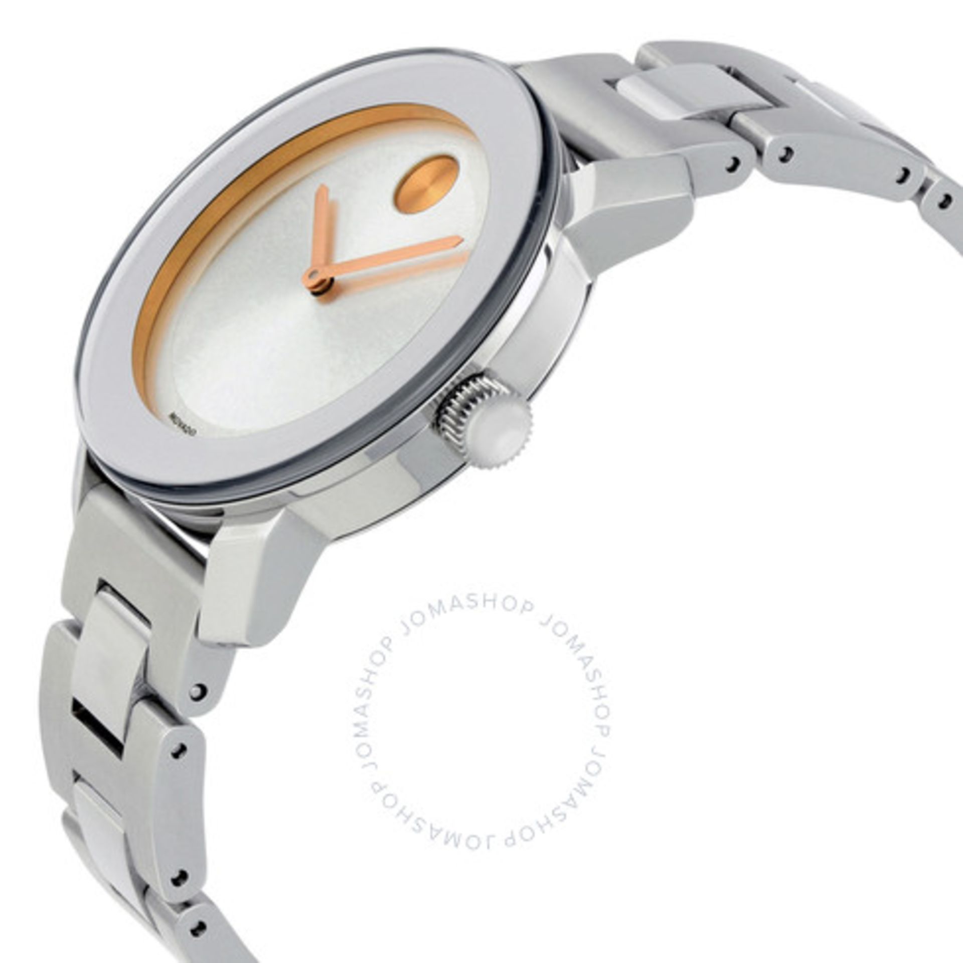 Movado Bold ladies watch reference 3600084, stainless steel bracelet & case, silver dial. New - Image 2 of 3
