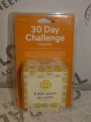 Boxed Brand New 30 Day Challenge Happiness Mind Altering Perception Games RRP £8 Each (Viewing or