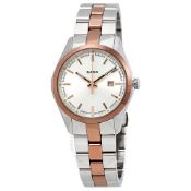 Rado ladies watch reference R32976102, PVD rose gold & steel bracelet & case, silver dial. New boxed