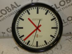 Boxed Electrique Synchronus Sweep Wall Clocks RRP £35 Each (1857504) (Viewing or Appraisals Highly