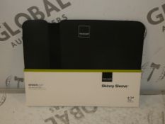 Brand New 12 Inch Macbook Skinny Sleeves in Matt Black RRP £25 Each