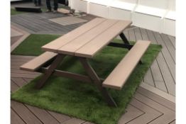 Composite Wood Company WPC Picnic Tables RRP £450