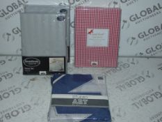 Assorted Items to Include 2 Brentford Easycare Satin Stripe Silver Duvets, 1 Great Knot Gold