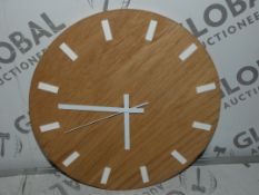 Boxed Modern Clock 33cm Wall Clock RRP £50 (12794) (Viewing or Appraisals Highly Recommended)