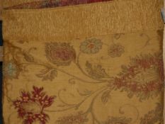 Large Red and Gold Paoletti Sofa Throw (Viewing or Appraisals Highly Recommended)