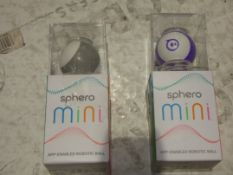 Boxed Sphero Mini App Enabled Robotic Balls RRP £60