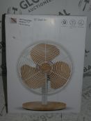 Boxed John Lewis and Partners 12Inch Desk Fan RRP £40 (2296149) (Viewing or Appraisals Highly