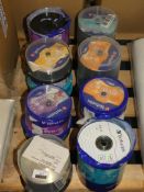 Packs of Assorted DVD Rewritable Discs