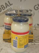 Lot to Contain 10 Packs Of Six Hellmann's Mayonnaise Combined RRP £125