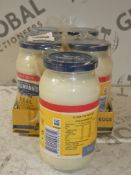 Lot to Contain 10 Packs Of Six Hellmann's Mayonnaise Combined RRP £125