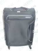 American Tourister Black Soft Shell Designer Suitcase RRP £70 (RET00158203) (Viewings And Appraisals