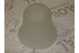 Lot to Contain 2 Boxed Opal Frosted Glass Floral Lamp Shades (Viewings And Appraisals Are Highly