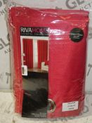 Lot to Contain 2 Pairs Of Reeva Home Essential Collection 90x90 Inch Designer Curtains RRP £40