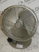 Lot to Contain 2 John Lewis And Partners Metal 12 Inch Desk Fans RRP £45 Each (RET00148123) Viewings