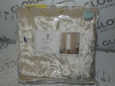 Pair Poaletti 66x72 Inch Ring Top Cream Curtains Viewings And Appraisals Are Highly Recommended)