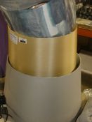 Lot to Contain 4 Assorted Designer Lamp Shades In Assorted Styles Sizes And Colours RRP £30-35 (