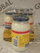 Lot to Contain 10 Packs Of Six Hellmann's Mayonnaise Combined RRP £125