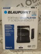 Boxed Blaupunkt 7Inch BP-PDVD7-1 Portable DVD Player