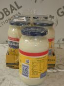 Lot to Contain 10 Packs Of Six Hellmann's Mayonnaise Combined RRP £125