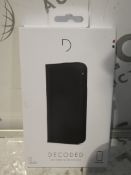 Boxed Decoded iPhone XR Black Leather Phone Case RRP£70.0 (Viewings And Appraisals Highly