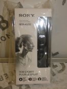 Boxed Brand New And Sealed Pair Of SONY MDR-AS210 Sports Fit Earphones RRP£35.0(Viewings And