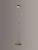 Boxed John Lewis And Partners Zella Stainless Steel Floor Standing Lamp RRP £85 (2395896) (